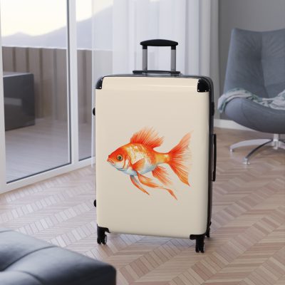 Fish Suitcase - Kids' travel luggage featuring a cheerful fish design, perfect for young explorers.