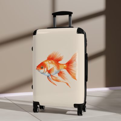 Fish Suitcase - Kids' travel luggage featuring a cheerful fish design, perfect for young explorers.