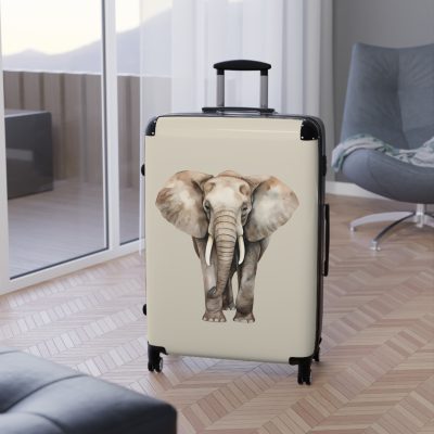 Elephant Suitcase - Kids' travel luggage featuring an adorable elephant design, perfect for young adventurers.