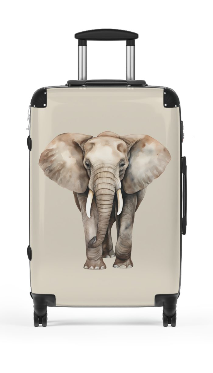 Elephant Suitcase - Kids' travel luggage featuring an adorable elephant design, perfect for young adventurers.