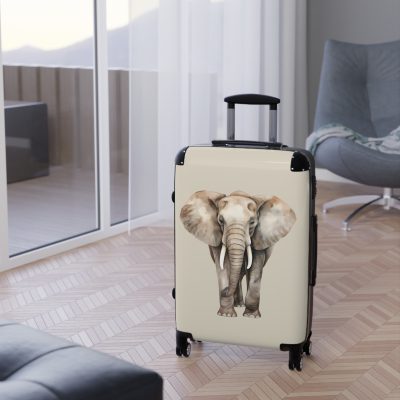 Elephant Suitcase - Kids' travel luggage featuring an adorable elephant design, perfect for young adventurers.