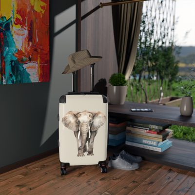 Elephant Suitcase - Kids' travel luggage featuring an adorable elephant design, perfect for young adventurers.