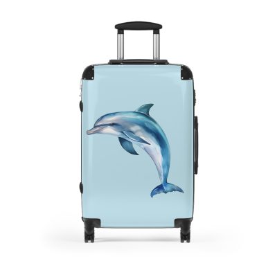 Dolphin Suitcase - Fun kids' luggage featuring a playful dolphin design, perfect for young travelers.