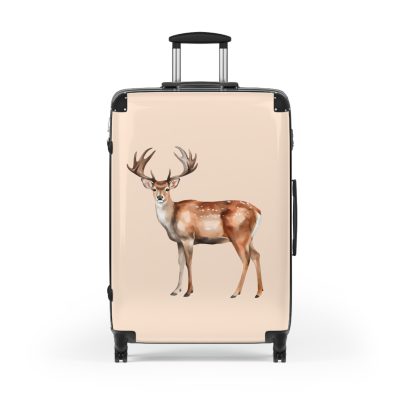 Deer Suitcase - A wildlife-inspired luggage capturing the elegance of deer, perfect for nature-loving travelers.