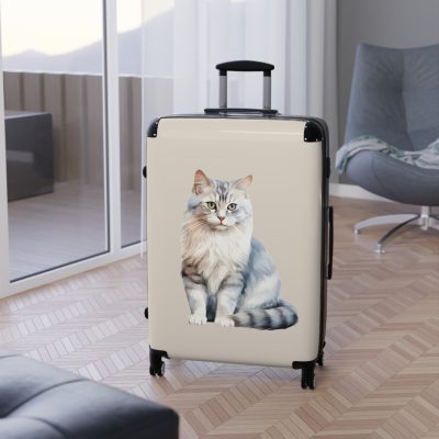 Cat Suitcase - A stylish and functional travel bag for cat lovers, featuring a cute cat design.