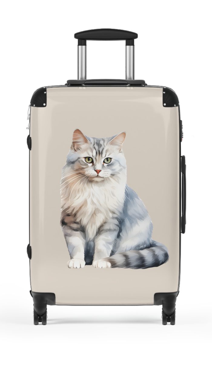 Cat Suitcase - A stylish and functional travel bag for cat lovers, featuring a cute cat design.