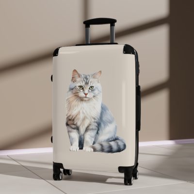 Cat Suitcase - A stylish and functional travel bag for cat lovers, featuring a cute cat design.