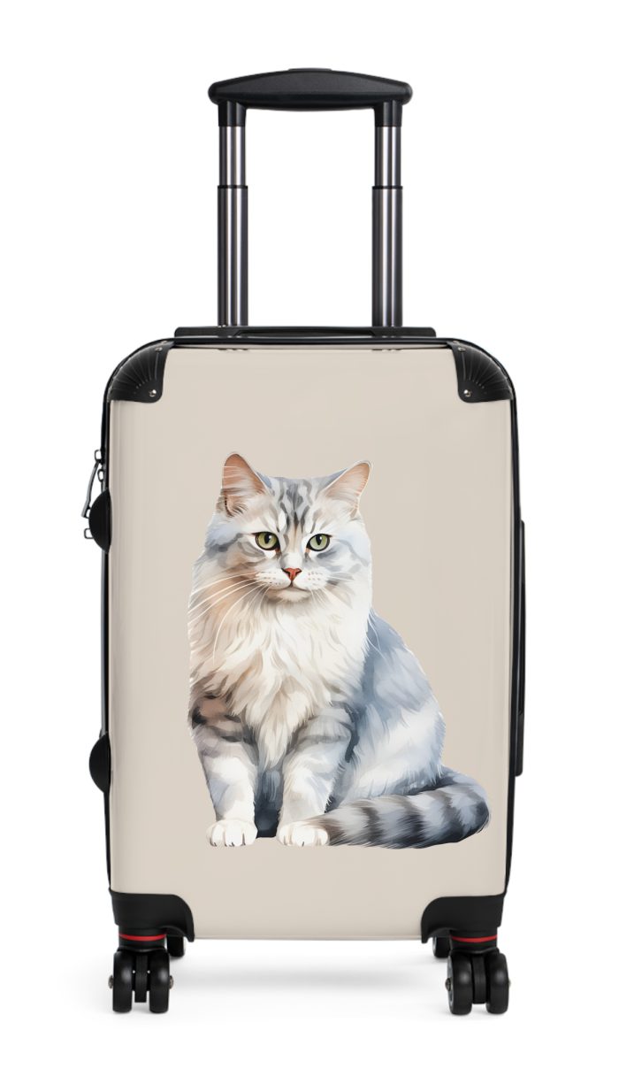 Cat Suitcase - A stylish and functional travel bag for cat lovers, featuring a cute cat design.