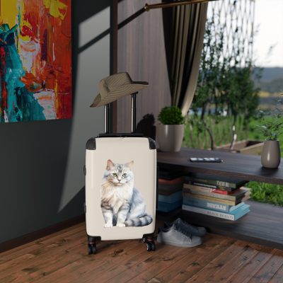 Cat Suitcase - A stylish and functional travel bag for cat lovers, featuring a cute cat design.