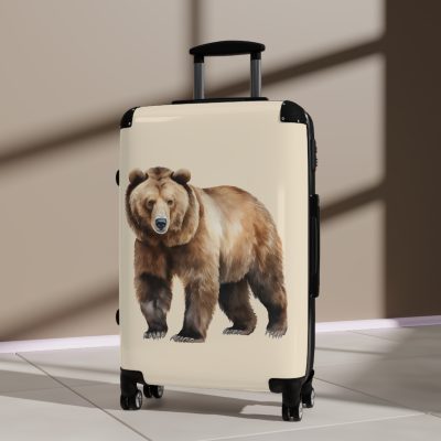 Bear Suitcase - Cute, bear-themed luggage designed for travel enthusiasts seeking a perfect blend of style and utility.