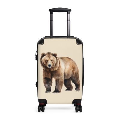 Bear Suitcase - Cute, bear-themed luggage designed for travel enthusiasts seeking a perfect blend of style and utility.