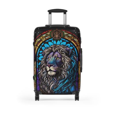 Lion Suitcase - Kids' luggage featuring a fierce lion design, perfect for young adventurers.