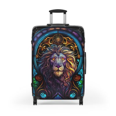 Lion Suitcase - Kids' luggage featuring a fierce lion design, perfect for young adventurers.