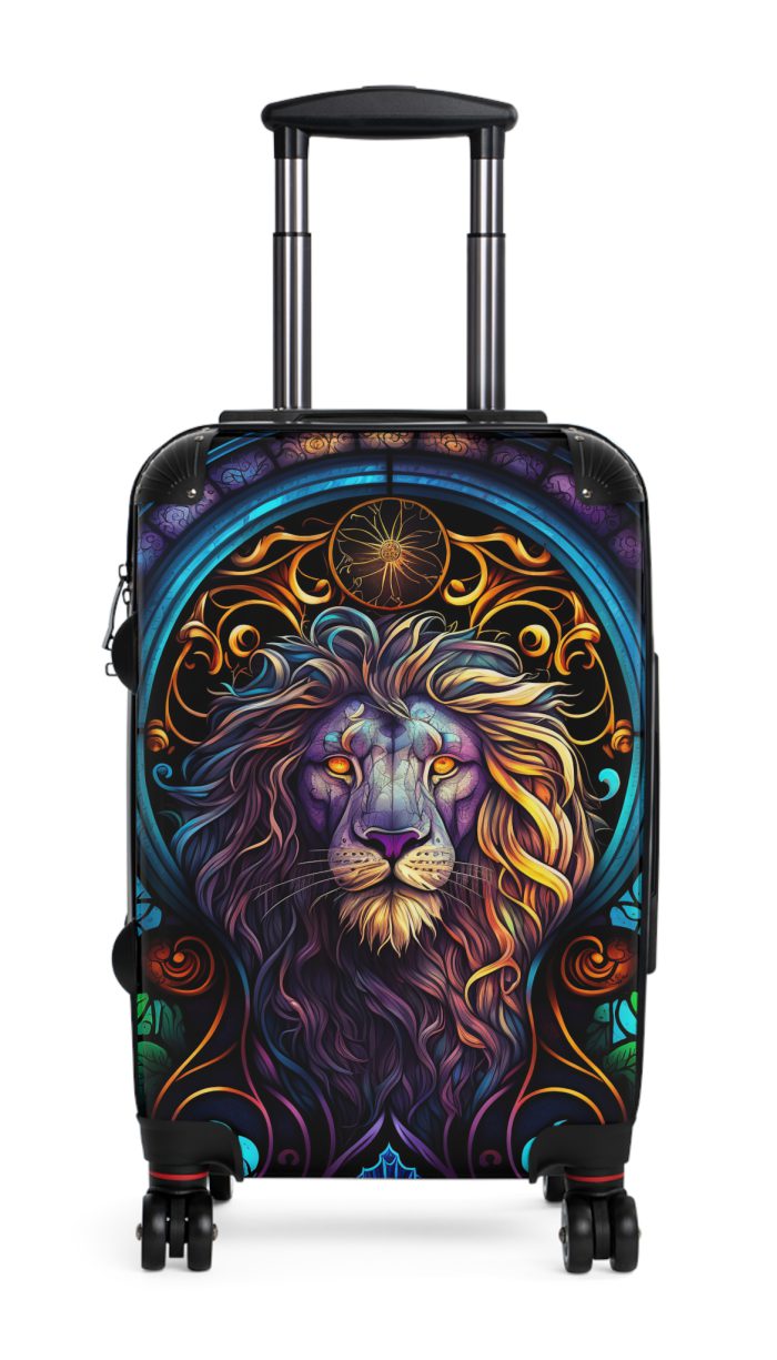 Lion Suitcase - Kids' luggage featuring a fierce lion design, perfect for young adventurers.