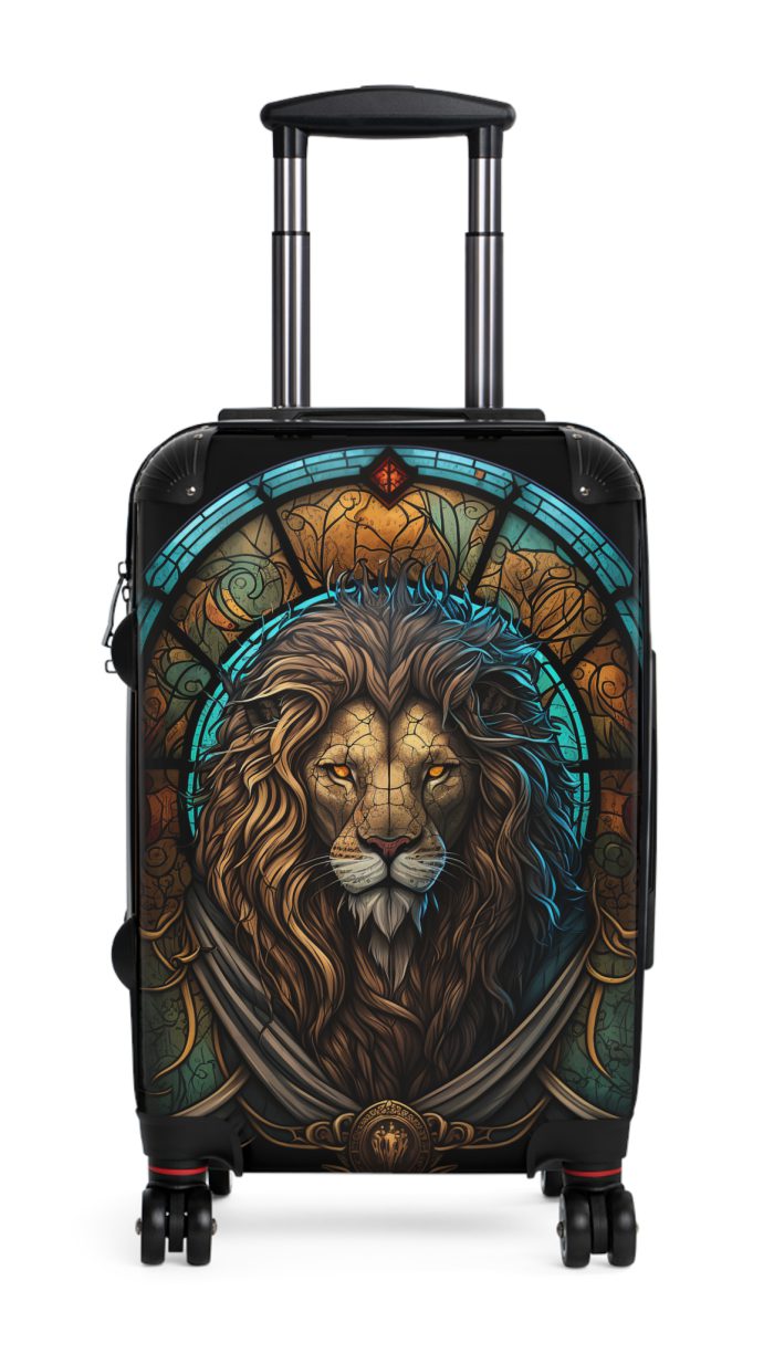 Lion Suitcase - Kids' luggage featuring a fierce lion design, perfect for young adventurers.