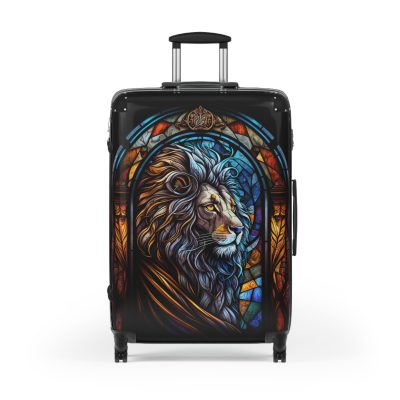 Lion Suitcase - Kids' luggage featuring a fierce lion design, perfect for young adventurers.