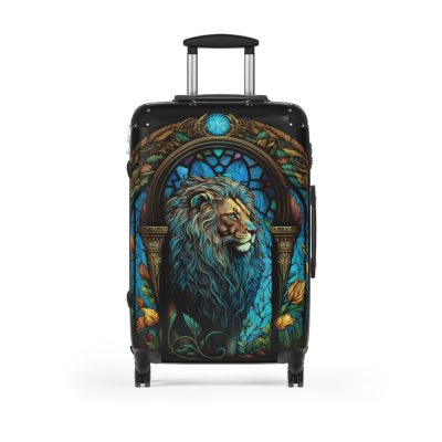 Lion Suitcase - Kids' luggage featuring a fierce lion design, perfect for young adventurers.