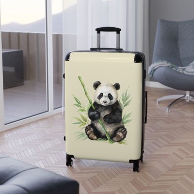 Panda Suitcase - Adorable kids' luggage featuring a playful panda design, perfect for young travelers.