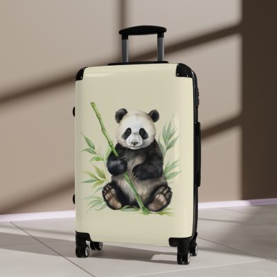 Panda Suitcase - Adorable kids' luggage featuring a playful panda design, perfect for young travelers.