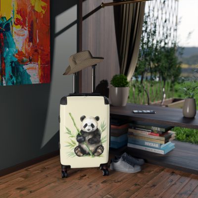 Panda Suitcase - Adorable kids' luggage featuring a playful panda design, perfect for young travelers.