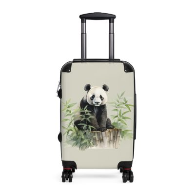 Panda Suitcase - Adorable kids' luggage featuring a playful panda design, perfect for young travelers.