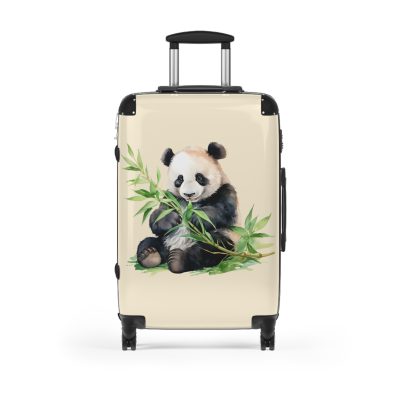 Panda Suitcase - Adorable kids' luggage featuring a playful panda design, perfect for young travelers.