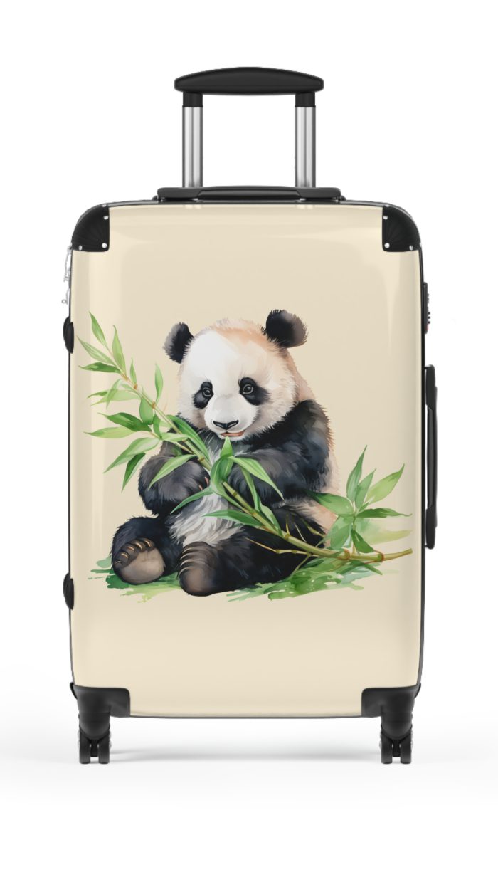 Panda Suitcase - Adorable kids' luggage featuring a playful panda design, perfect for young travelers.