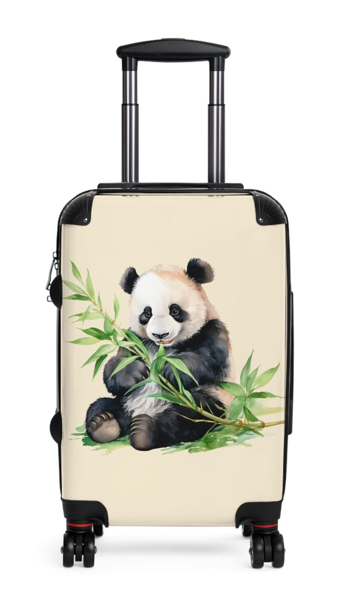 Panda Suitcase - Adorable kids' luggage featuring a playful panda design, perfect for young travelers.