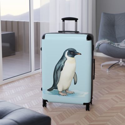 Penguin Suitcase - Kids' luggage featuring a cute penguin design, perfect for young travelers seeking exciting adventures.