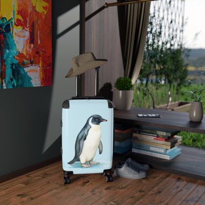 Penguin Suitcase - Kids' luggage featuring a cute penguin design, perfect for young travelers seeking exciting adventures.