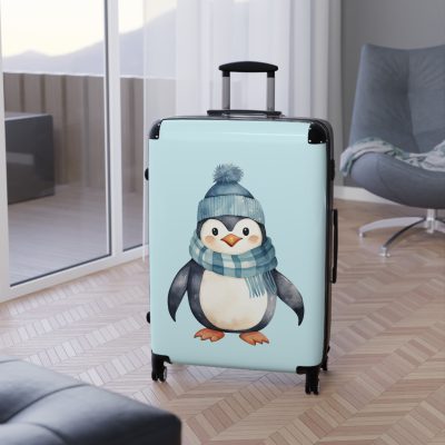 Penguin Suitcase - Kids' luggage featuring a cute penguin design, perfect for young travelers seeking exciting adventures.