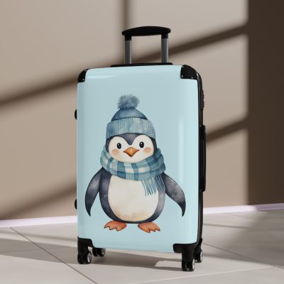 Penguin Suitcase - Kids' luggage featuring a cute penguin design, perfect for young travelers seeking exciting adventures.