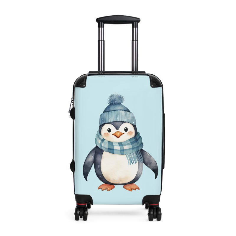 Penguin Suitcase - Kids' luggage featuring a cute penguin design, perfect for young travelers seeking exciting adventures.