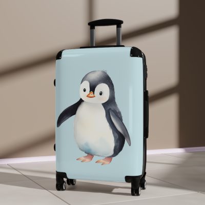 Penguin Suitcase - Kids' luggage featuring a cute penguin design, perfect for young travelers seeking exciting adventures.