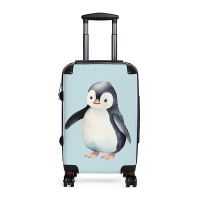 Penguin Suitcase - Kids' luggage featuring a cute penguin design, perfect for young travelers seeking exciting adventures.