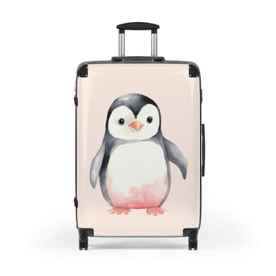 Penguin Suitcase - Kids' luggage featuring a cute penguin design, perfect for young travelers seeking exciting adventures.