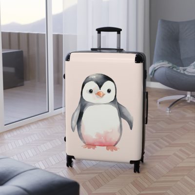 Penguin Suitcase - Kids' luggage featuring a cute penguin design, perfect for young travelers seeking exciting adventures.