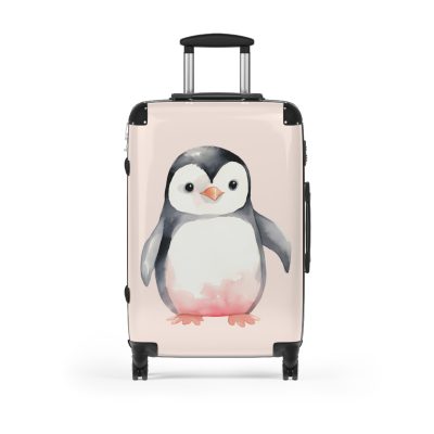 Penguin Suitcase - Kids' luggage featuring a cute penguin design, perfect for young travelers seeking exciting adventures.