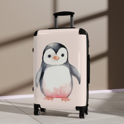 Penguin Suitcase - Kids' luggage featuring a cute penguin design, perfect for young travelers seeking exciting adventures.