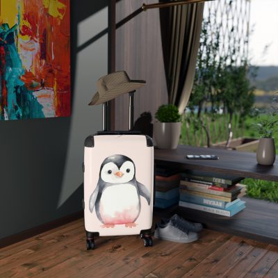 Penguin Suitcase - Kids' luggage featuring a cute penguin design, perfect for young travelers seeking exciting adventures.