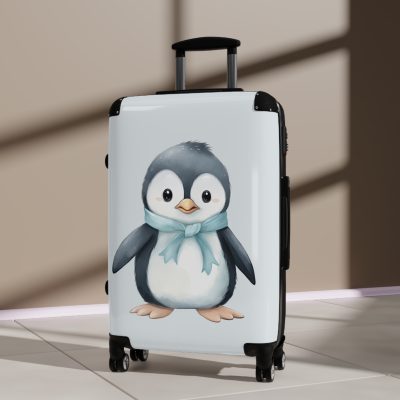 Penguin Suitcase - Kids' luggage featuring a cute penguin design, perfect for young travelers seeking exciting adventures.