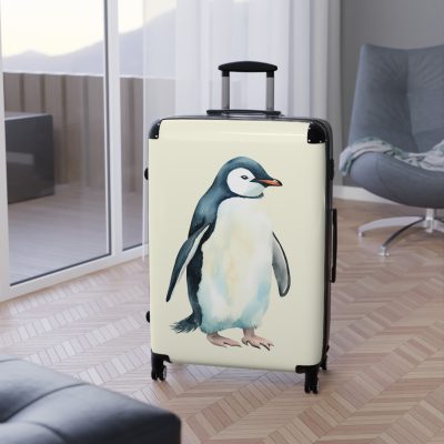 Penguin Suitcase - Kids' luggage featuring a cute penguin design, perfect for young travelers seeking exciting adventures.