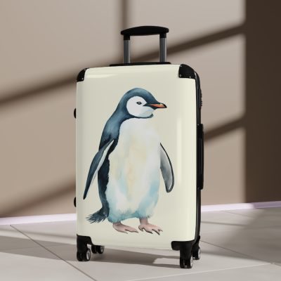 Penguin Suitcase - Kids' luggage featuring a cute penguin design, perfect for young travelers seeking exciting adventures.