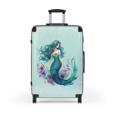 Mermaid Suitcase - Kids' luggage featuring a captivating mermaid design, perfect for young adventurers.