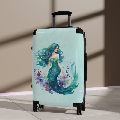 Mermaid Suitcase - Kids' luggage featuring a captivating mermaid design, perfect for young adventurers.