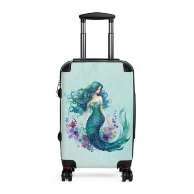 Mermaid Suitcase - Kids' luggage featuring a captivating mermaid design, perfect for young adventurers.