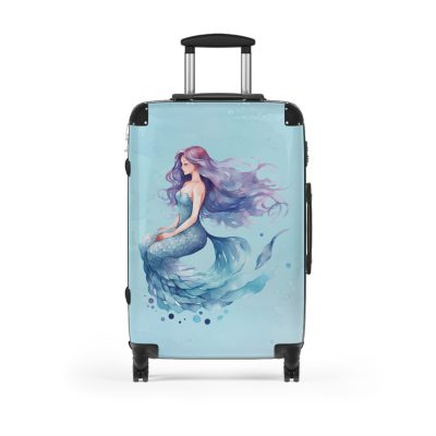 Mermaid Suitcase - Kids' luggage featuring a captivating mermaid design, perfect for young adventurers.