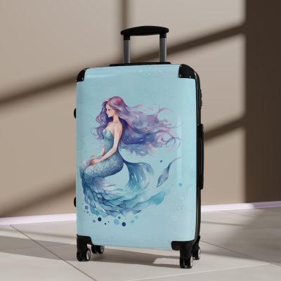 Mermaid Suitcase - Kids' luggage featuring a captivating mermaid design, perfect for young adventurers.