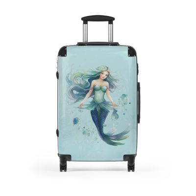 Mermaid Suitcase - Kids' luggage featuring a captivating mermaid design, perfect for young adventurers.