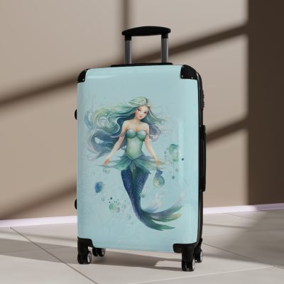 Mermaid Suitcase - Kids' luggage featuring a captivating mermaid design, perfect for young adventurers.